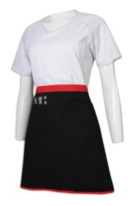 AP152 Group Order Apron Style Printing Embroidered LOGO Apron Herbal Tea Making Apron Supplier  apron skirt